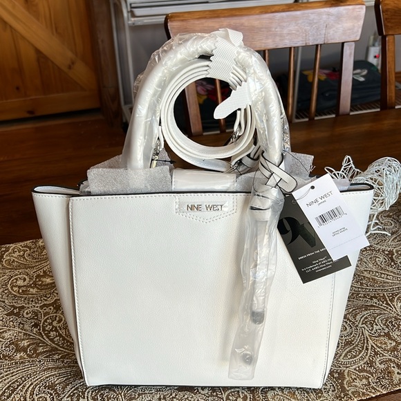 Nine West Handbags - Nine West White Tote Bag